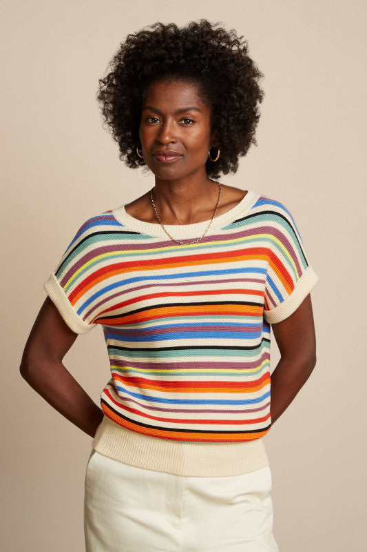 Boatneck Top Syd Stripe