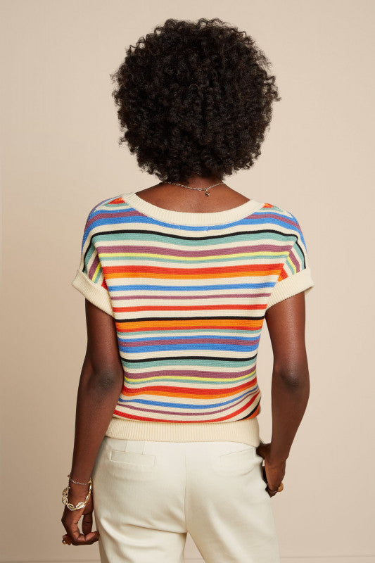 Boatneck Top Syd Stripe