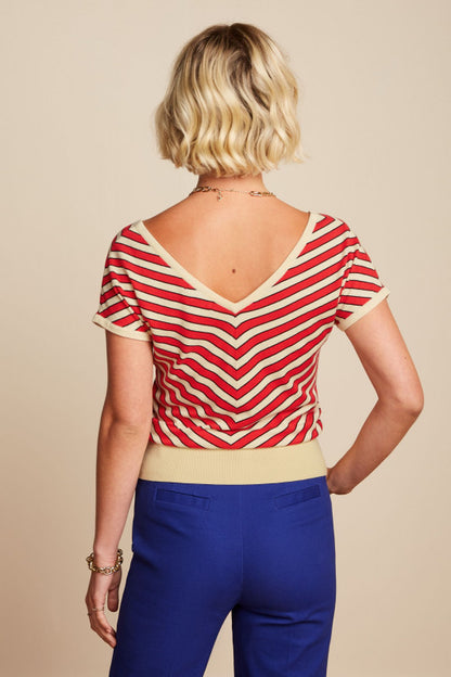 Double V Top Port Stripe