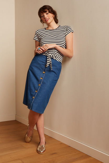 Marie Skirt Chambray