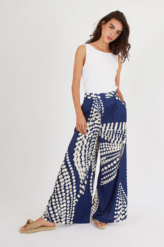 THE ODES EVIE TROUSERS IN BLUE