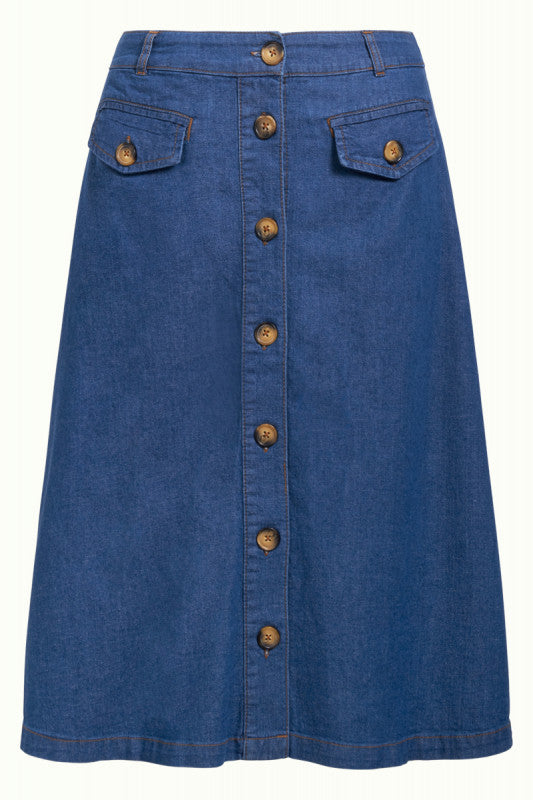 SALE - Chambray Caroll Skirt